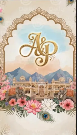 Royal Palace AI Wedding Invitation Video | Rajasthani & Lotus Theme | DBI 03 Alternate