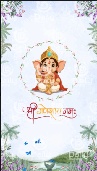 Dohale Jevan Invitation Video | Cute Radha Krishna Pastel Baby Shower Theme | DBI - 14