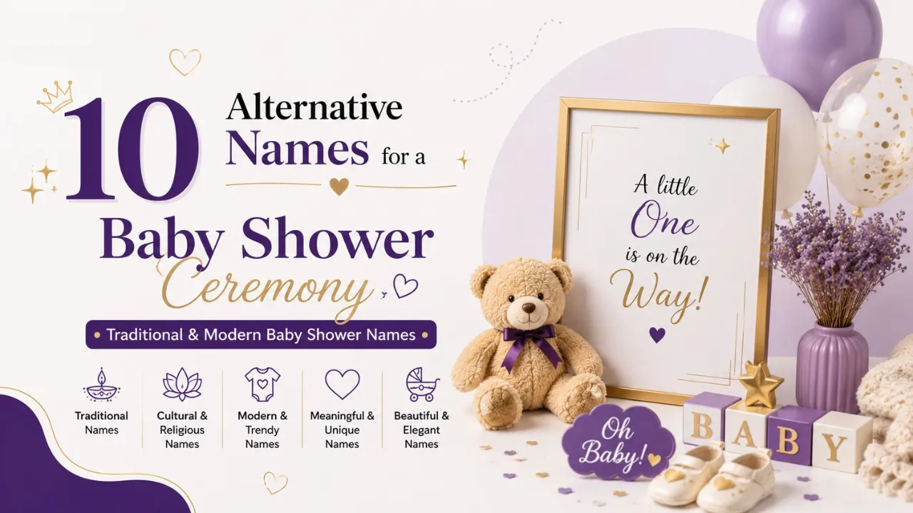 10 Alternative Names for a Baby Shower Ceremony | Traditional & Modern Baby Shower Names