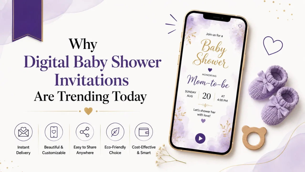 Why Digital Baby Shower Invitations Are Trending Today